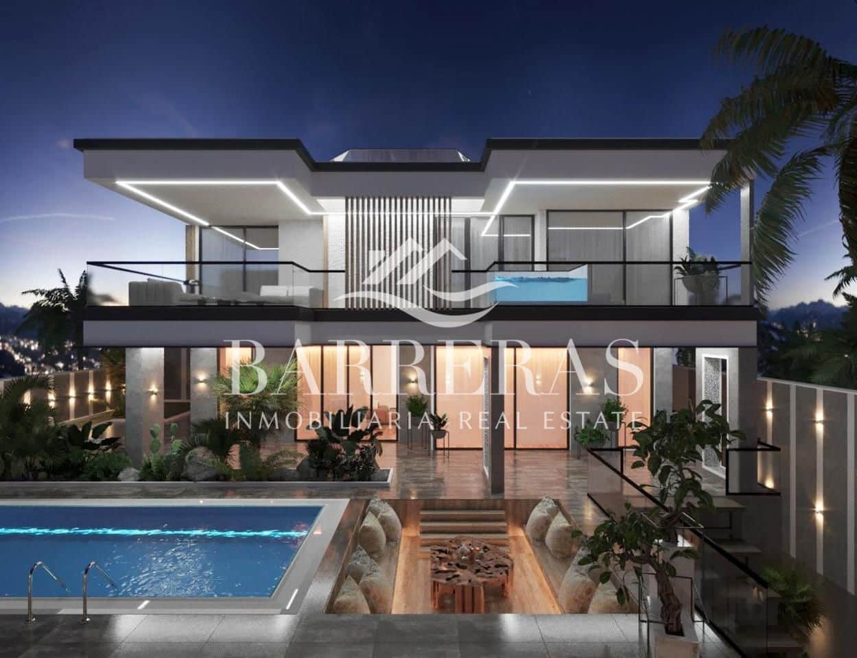 4 soveværelse Villa til salg i Roque del Conde med swimmingpool - € 1.950.000 (Ref: 8221265)