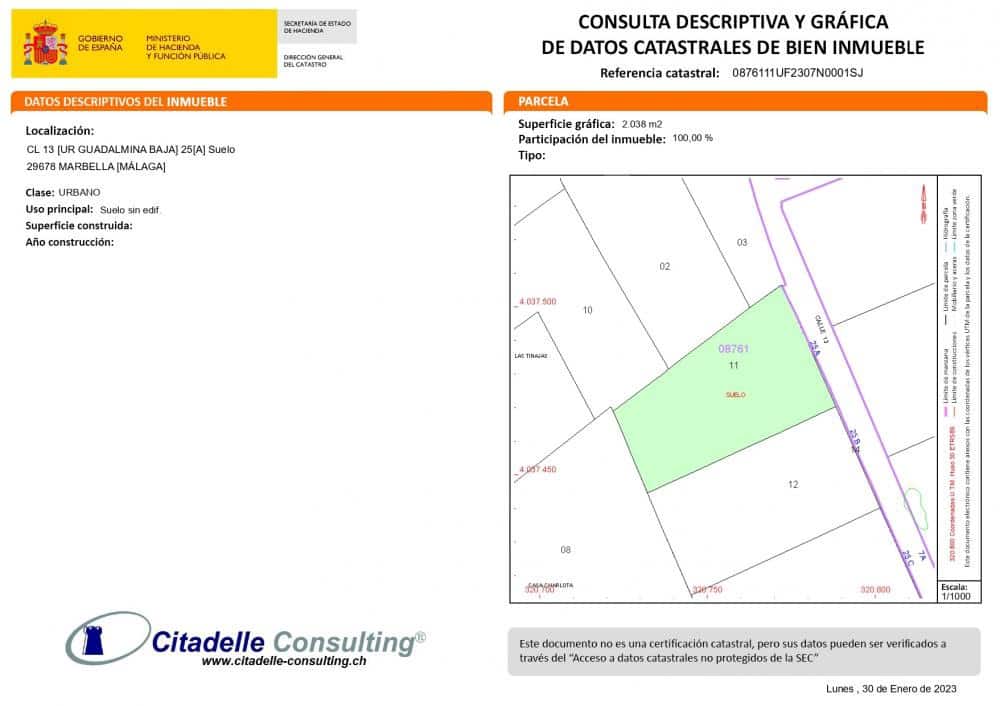 Grunde uden byggetilladelser til salg i Marbella - € 16.500.000 (Ref: 7083294)