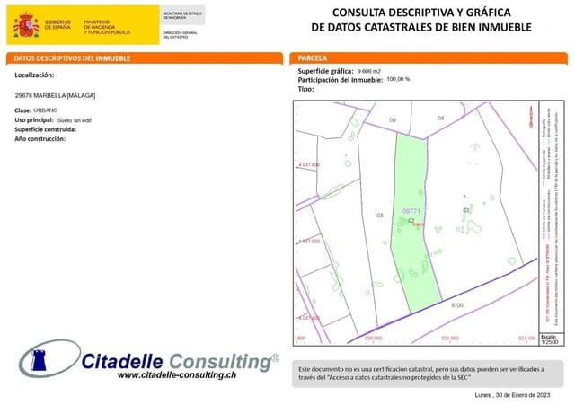 Undeveloped Land for sale in Guadalmina Baja, Marbella - € 15,000,000 (Ref: 7890107)