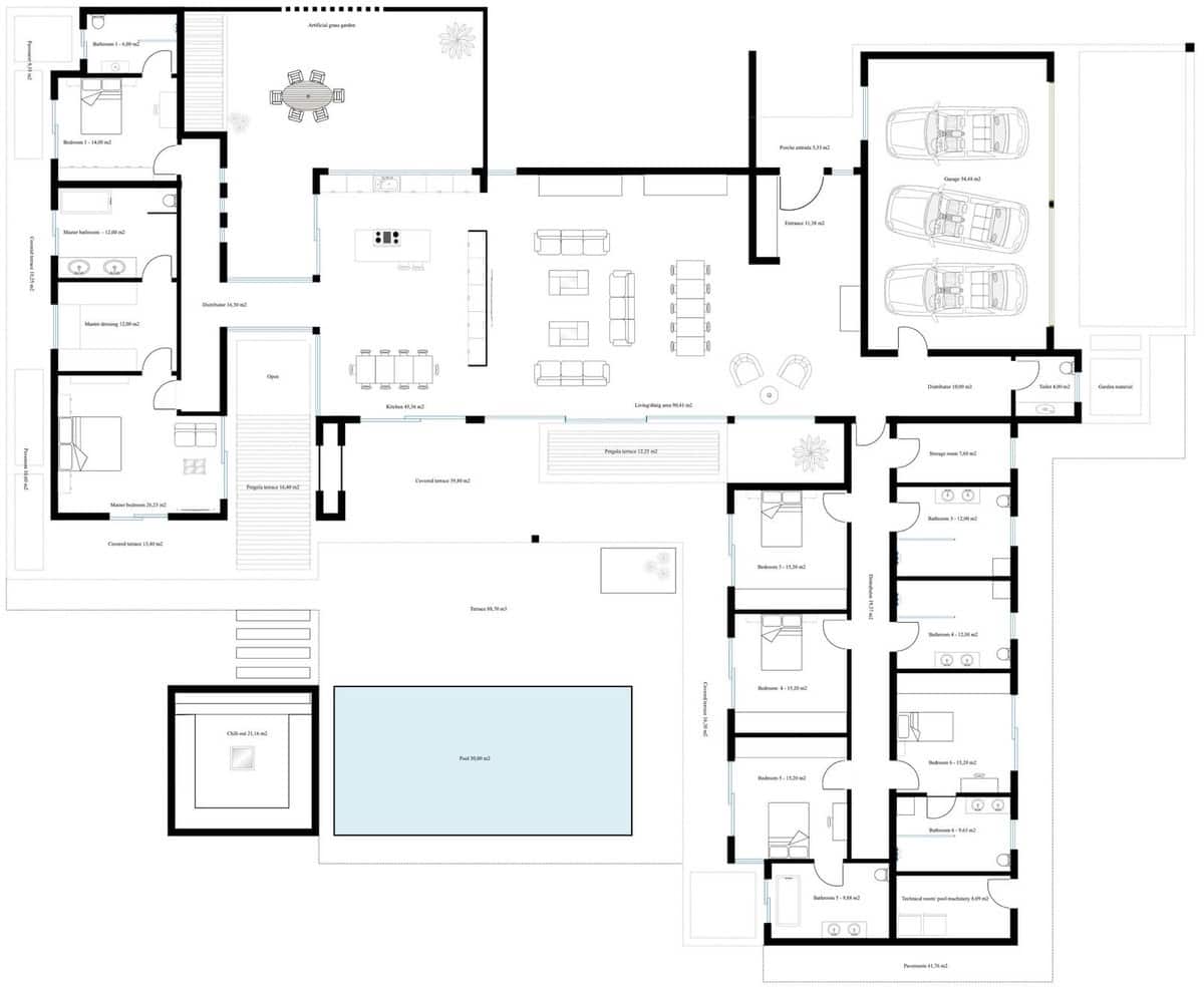 6 soveværelse Villa til salg i Torreguadiaro med swimmingpool garage - € 3.250.000 (Ref: 8441984)