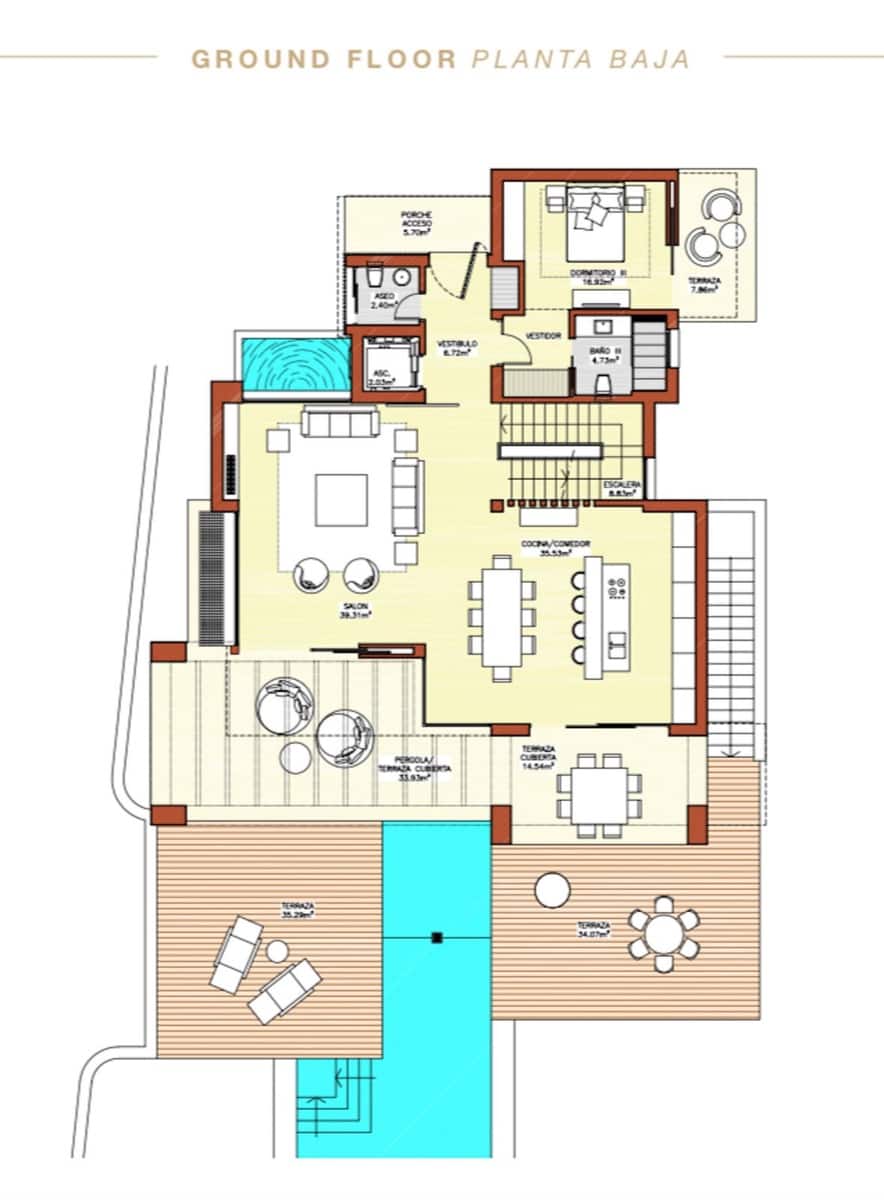 5 sypialnia Willa na sprzedaż w Golden Mile z basenem garażem - 4 750 000 € (Ref: 8442171)
