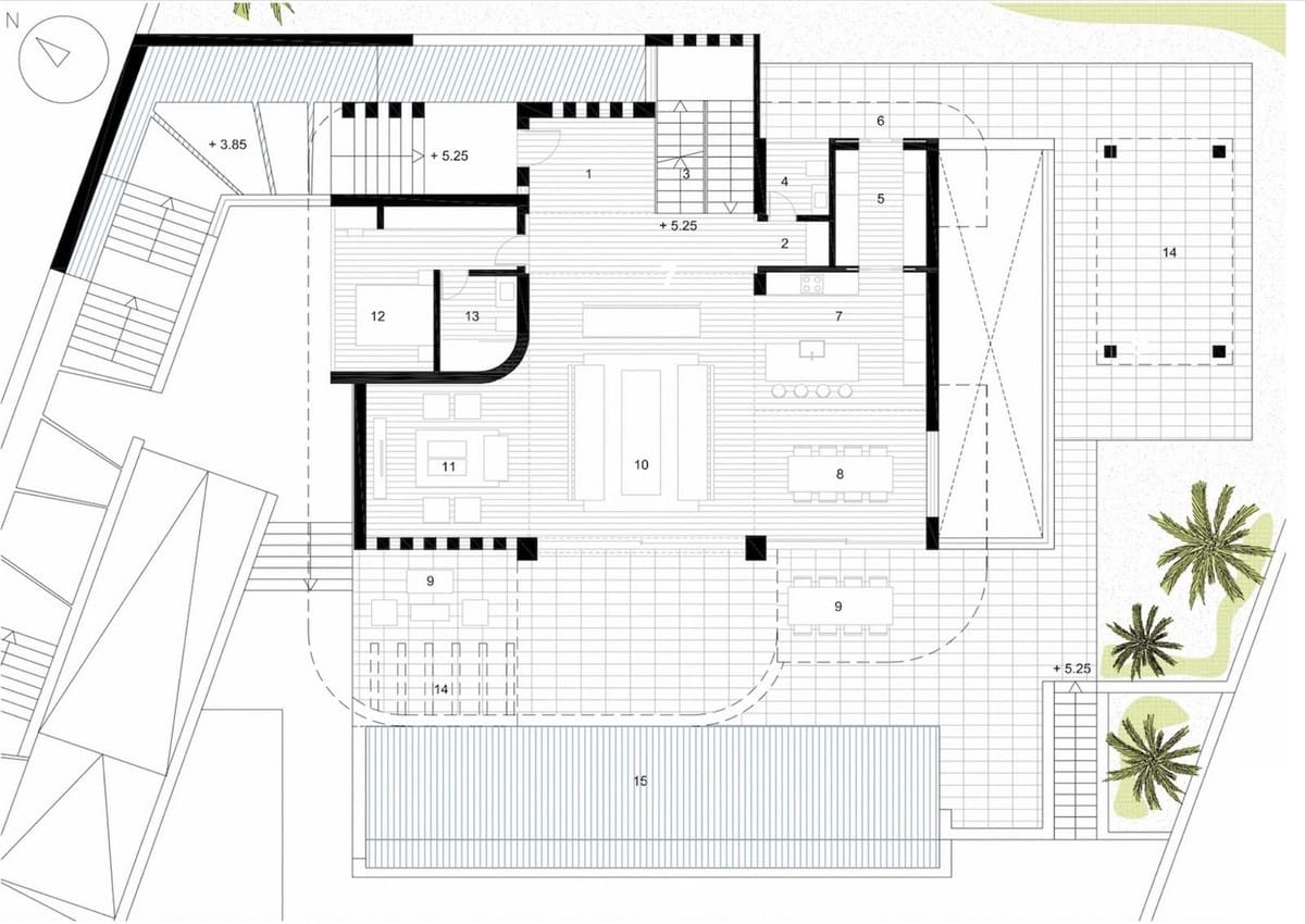 4 makuuhuone Huvila myytävänä paikassa Sotogrande mukana uima-altaan - 3 350 000 € (Ref: 8459830)