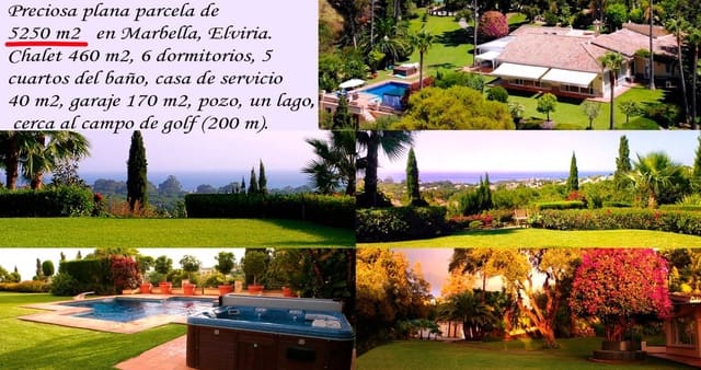 6 sypialnia Willa na sprzedaż w Elviria, Marbella z basenem garażem - 3 000 000 € (Ref: 8459951)