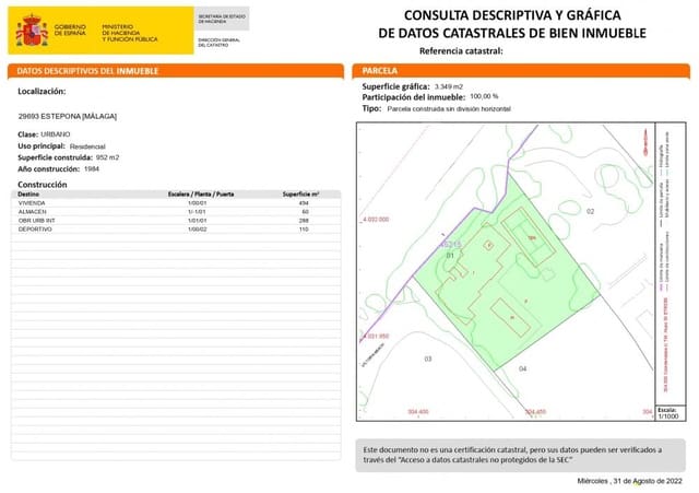 5 soveværelse Villa til salg i Centro, Estepona med swimmingpool garage - € 9.950.000 (Ref: 8474692)