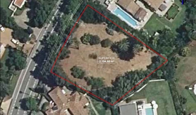 Grunde uden byggetilladelser til salg i Sotogrande Costa, San Roque - € 2.100.000 (Ref: 9153761)