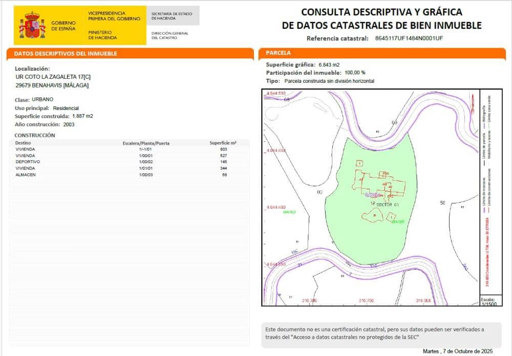 9 camera da letto Villa in vendita in La Zagaleta con piscina - 10.900.000 € (Rif: 9297268)