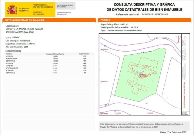 9 makuuhuone Huvila myytävänä paikassa La Zagaleta, Benahavís mukana uima-altaan - 14 750 000 € (Ref: 9300917)