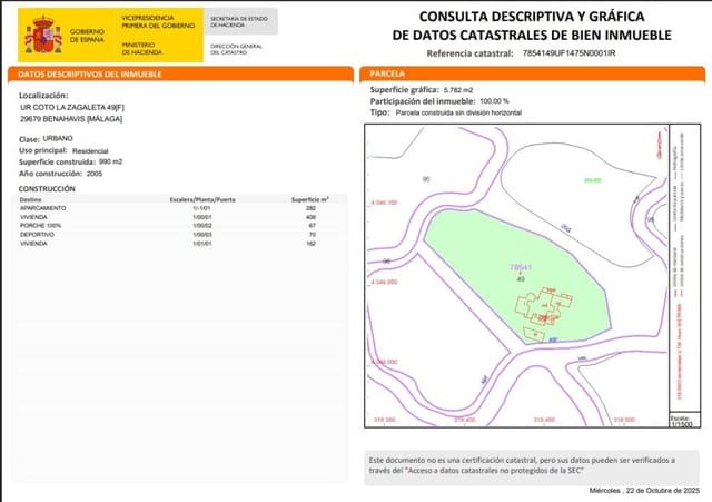 5 sypialnia Willa na sprzedaż w La Zagaleta, Benahavís z basenem - 4 850 000 € (Ref: 9334616)