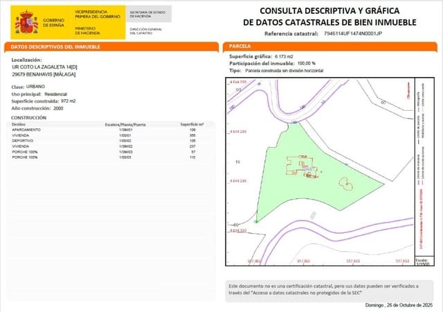6 soverom Villa til salgs i La Zagaleta, Benahavís med svømmebasseng - € 7 200 000 (Ref: 9349143)