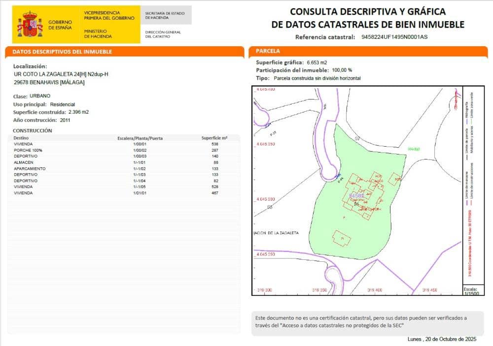 6 slaapkamer Villa te koop in La Zagaleta met zwembad garage - € 19.500.000 (Ref: 9355561)