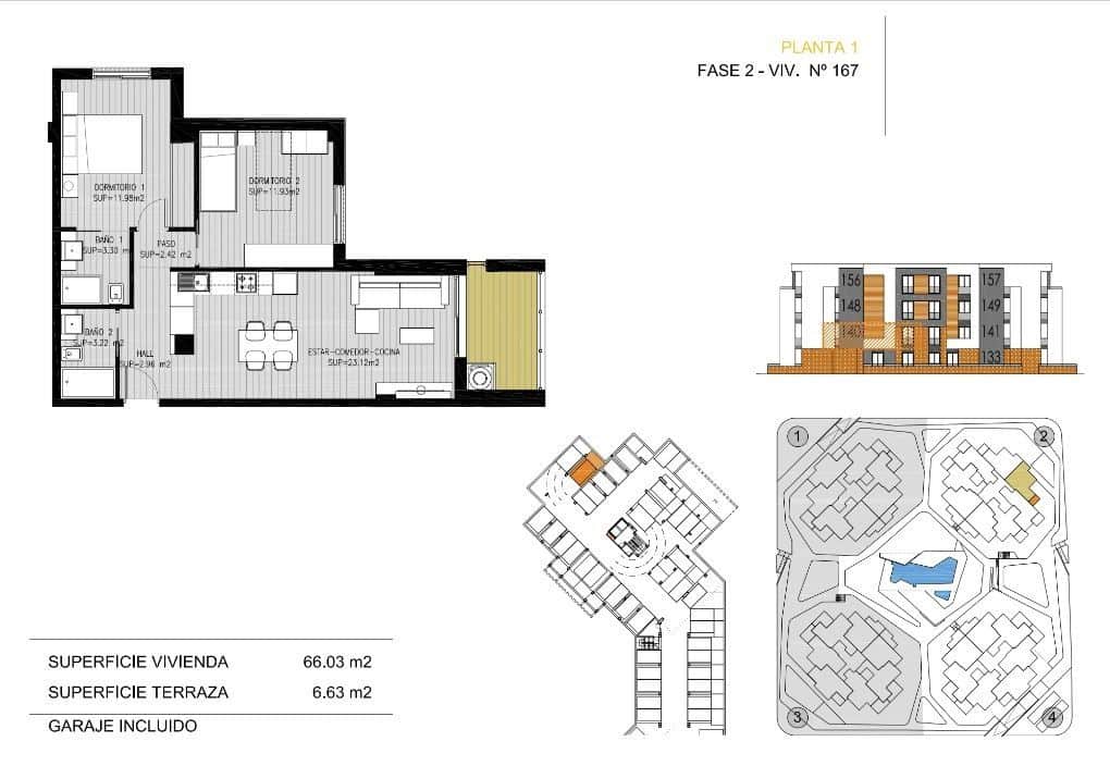 2 soverom Leilighet til salgs i Orihuela Costa med svømmebasseng garasje - € 239 900 (Ref: 5300068)