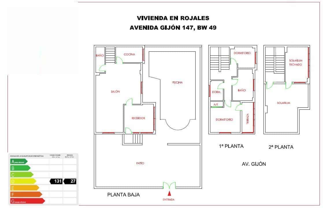 3 bedroom Semi-detached Villa for sale in Dona Pepa with pool garage - € 289,000 (Ref: 9640244)