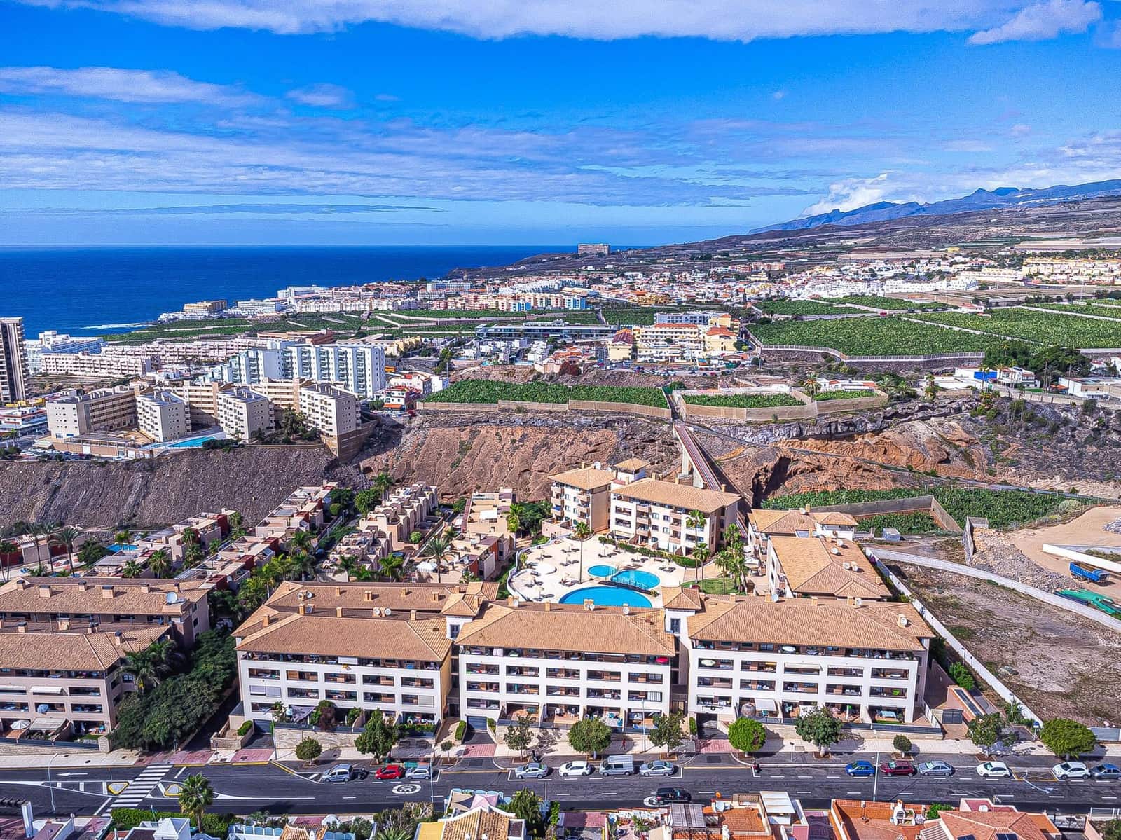 2 Zimmer Wohnung zu vermieten in Adeje mit Pool Garage - 1.280 € (Ref: 2224694)