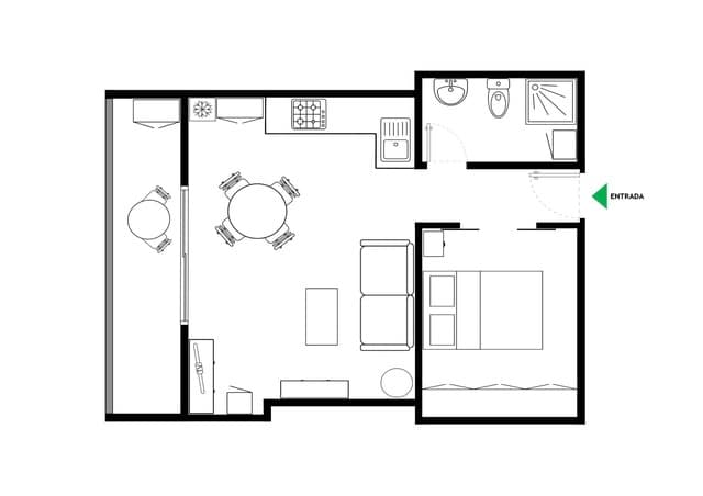 1 sovrum Lägenhet att hyra i Los Cristianos, Arona med pool - 1 300 € (Ref: 5540241)