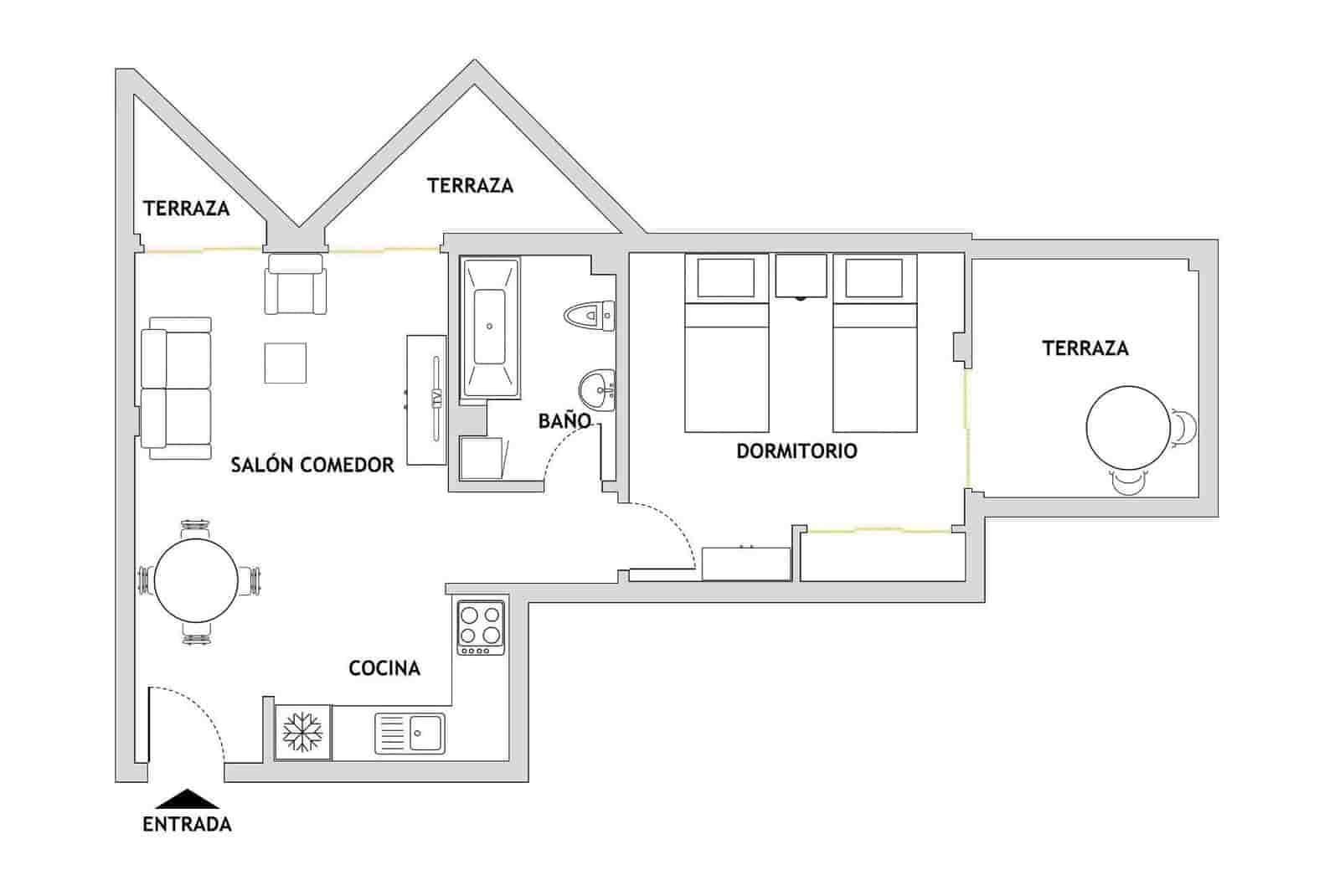 1 sovrum Lägenhet att hyra i Arona med pool - 1 700 € (Ref: 6211940)