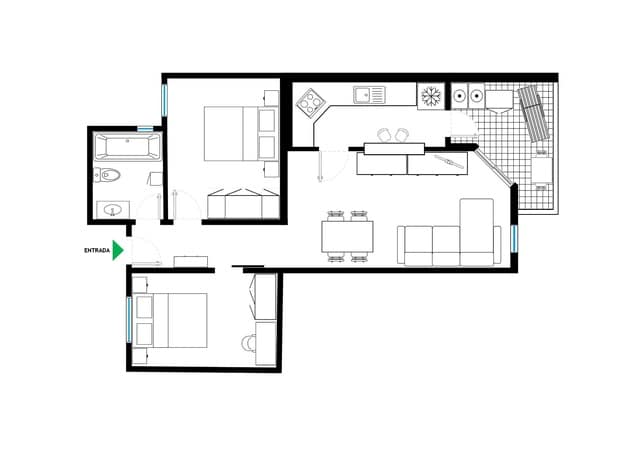 2 soveværelse Lejlighed til leje i Costa del Silencio, Arona med swimmingpool garage - € 1.380 (Ref: 6955253)