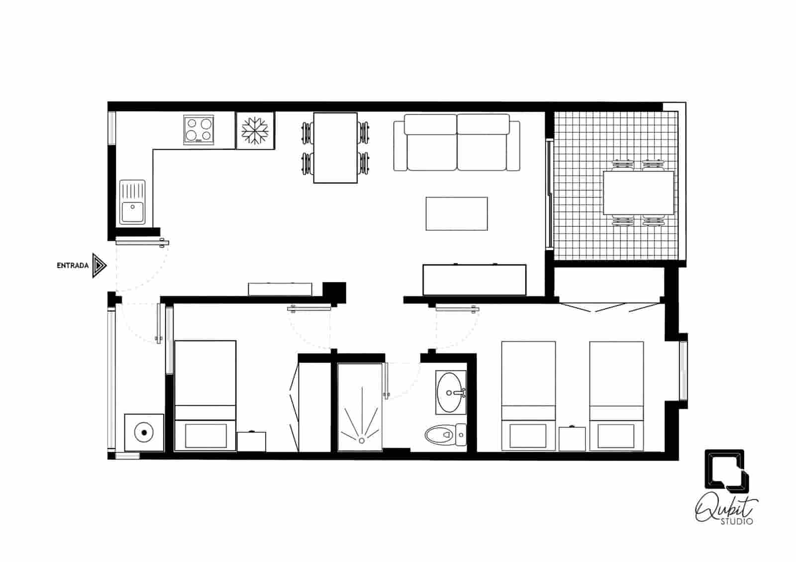 Appartement de 2 chambres à louer à Los Cristianos - 1 400 € (Ref: 7467860)