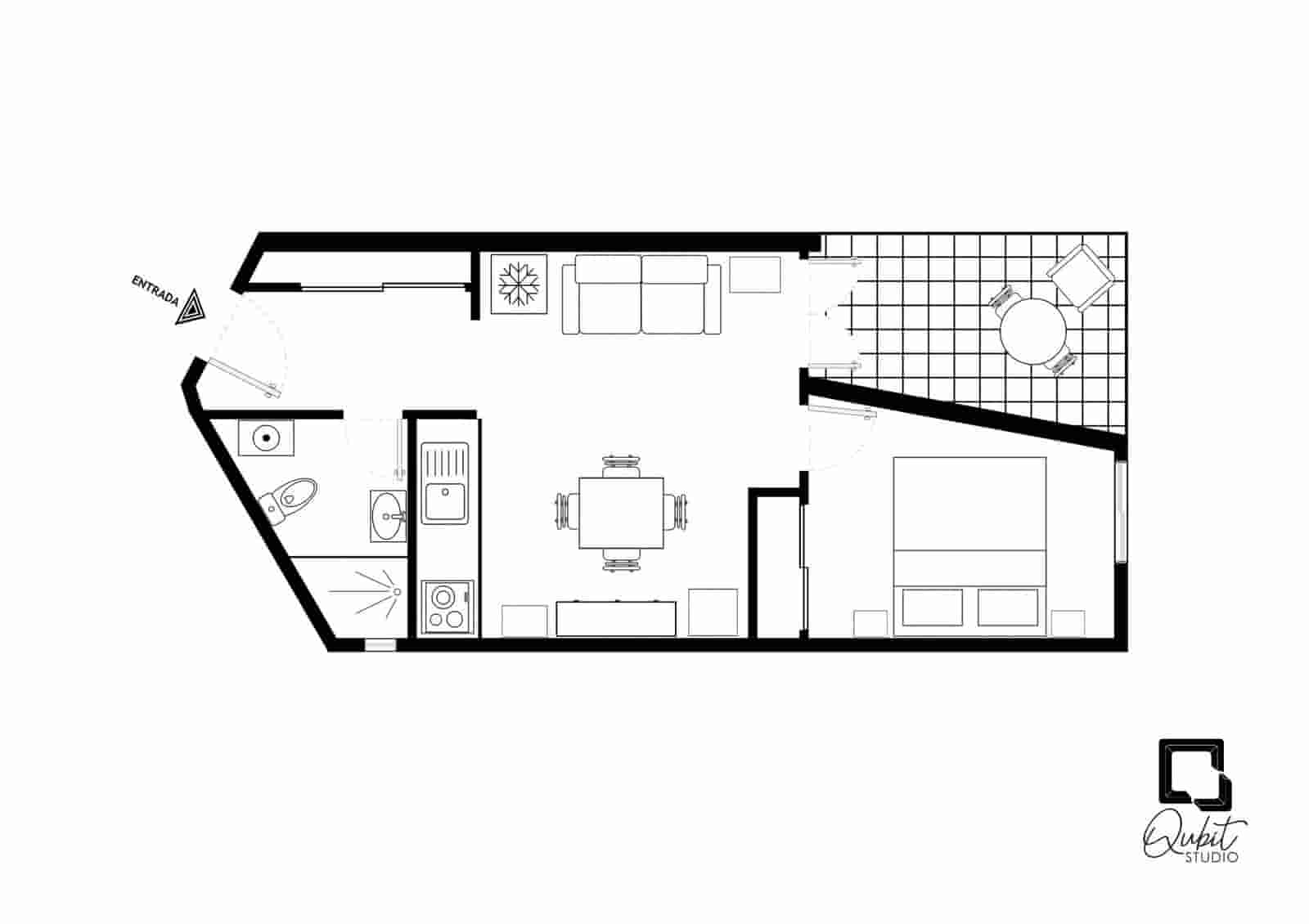 Appartement de 1 chambre à louer à Los Cristianos - 1 200 € (Ref: 7524122)