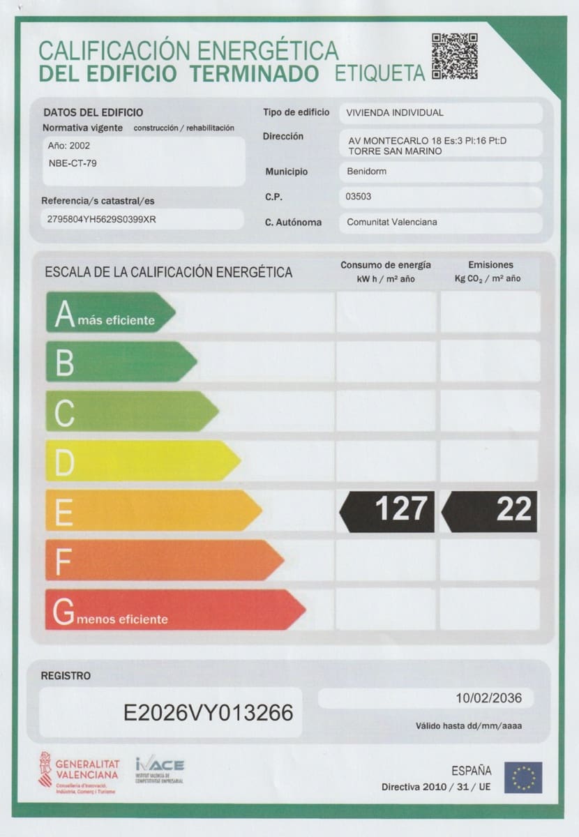 1 soverom Leilighet til salgs i Benidorm med svømmebasseng garasje - € 237 000 (Ref: 9807368)