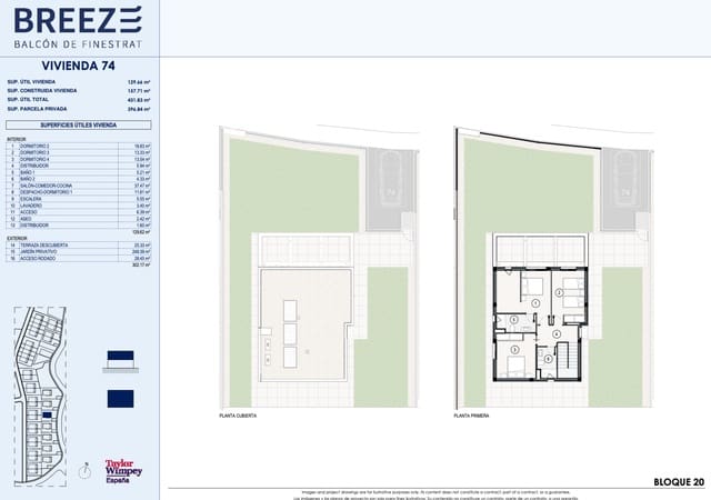 Chalet de 4 habitaciones en Balcón de Finestrat - Terra Marina, Finestrat en venta con piscina garaje - 555.000 € (Ref: 9807369)