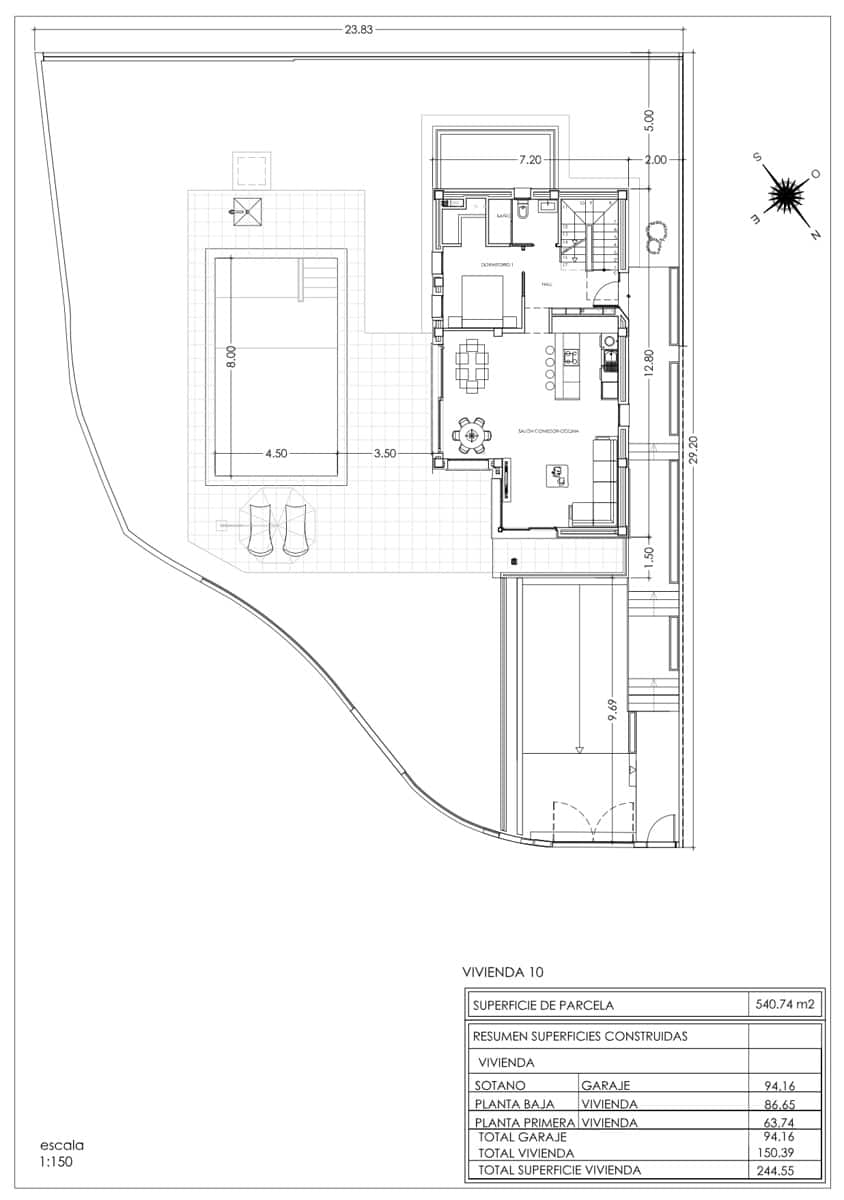4 soveværelse Villa til salg i Finestrat med swimmingpool garage - € 1.049.000 (Ref: 9807377)
