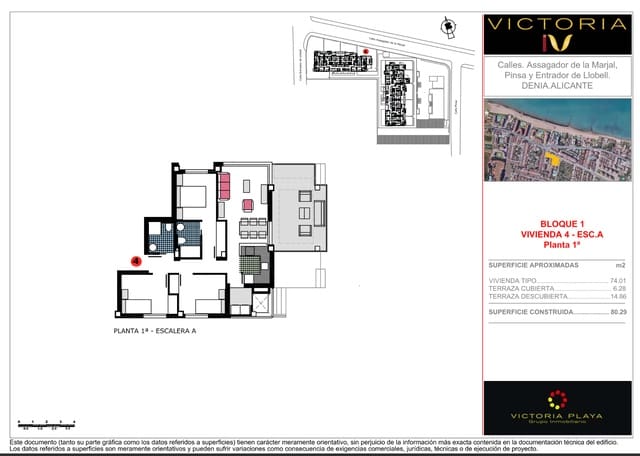 3 slaapkamer Appartement te koop in Les Bassetes - El Marjal, Dénia met zwembad garage - € 449.000 (Ref: 9859611)