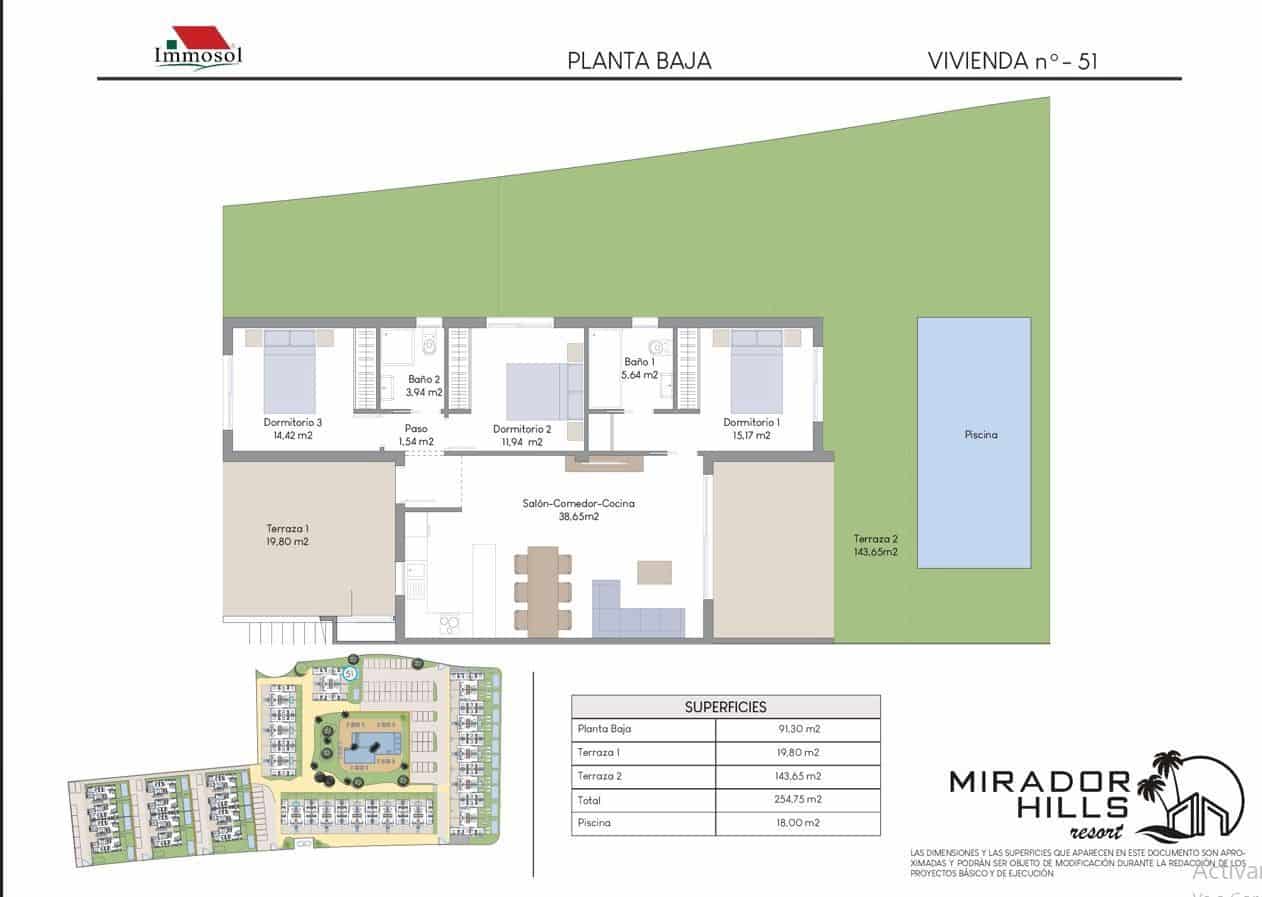 3 chambre Appartement à vendre à Finestrat avec piscine garage - 445 900 € (Ref: 9986454)