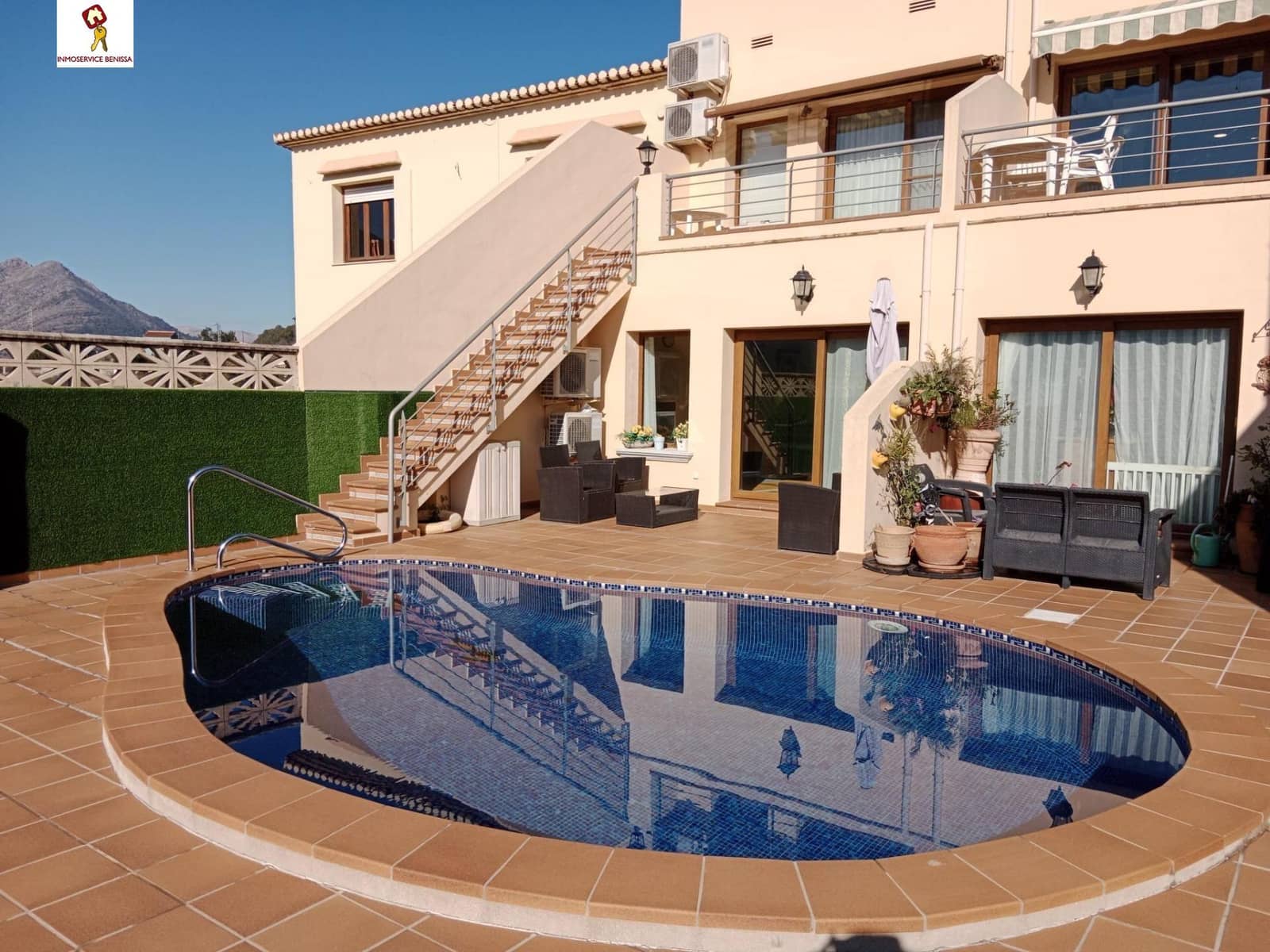 3 soveværelse Rækkehus til salg i Alcalali / Alcanali med swimmingpool - € 308.000 (Ref: 7410124)