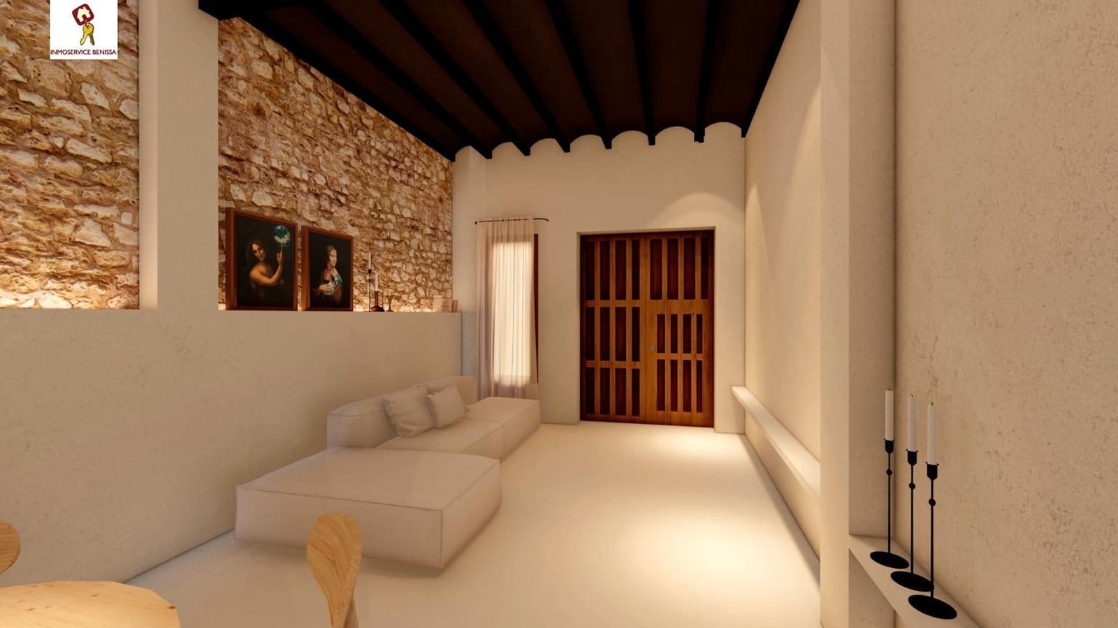 1 quarto Casa em Banda para venda em Benissa com garagem - 150 000 € (Ref: 9550769)