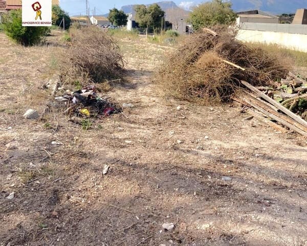 Teren niezagospodarowany na sprzedaż w Benissa - 150 000 € (Ref: 9550784)