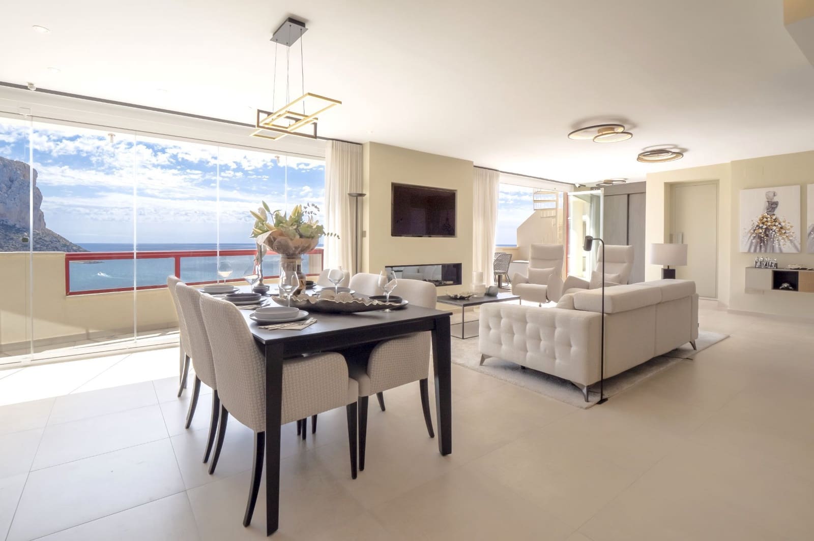 3 camera da letto Attico in vendita in Calpe / Calp con piscina garage - 1.690.000 € (Rif: 9946953)