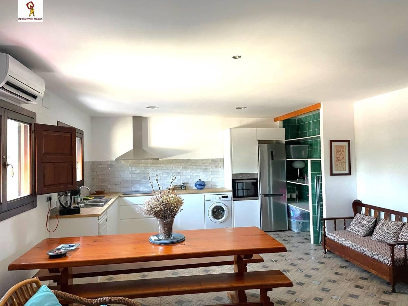 2 sypialnia Dom blizniak do wynajęcia w Benissa z basenem garażem - 1 100 € (Ref: 9978134)