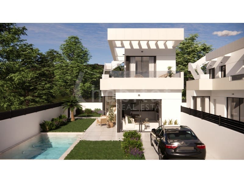 3 soveværelse Semi-Rækkehus til salg i Los Montesinos med swimmingpool - € 395.900 (Ref: 8597427)