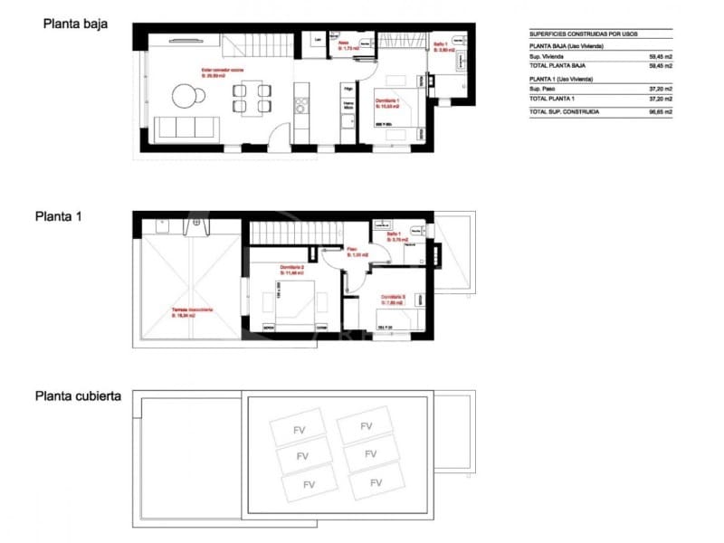 3 sovrum Semi-fristående Villa till salu i Daya Nueva - 290 000 € (Ref: 9147427)