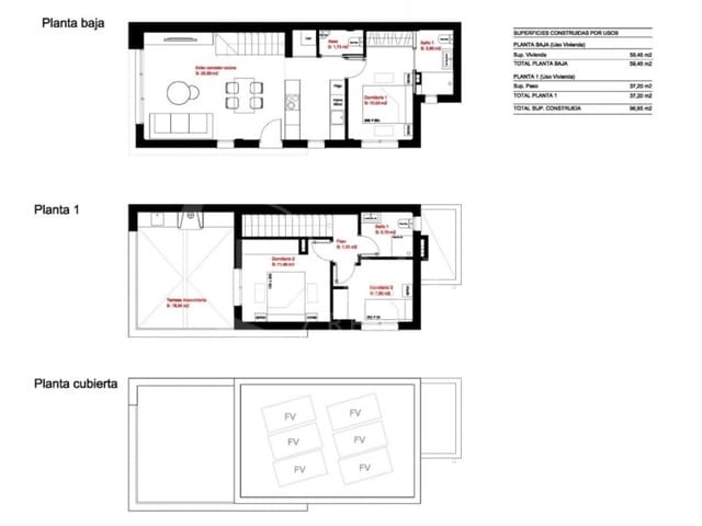 3 slaapkamer Halfvrijstaande villa te koop in Daya Nueva - € 290.000 (Ref: 9147427)