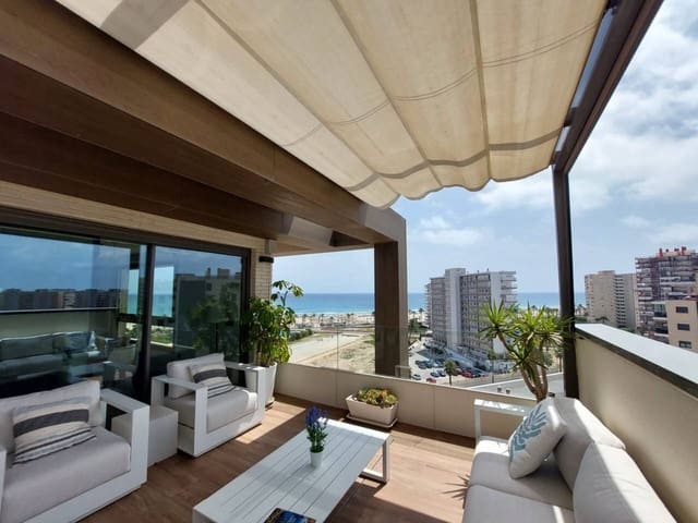 3 quarto Penthouse para arrendar em Alicante cidade com piscina garagem - 3 500 € (Ref: 10008169)