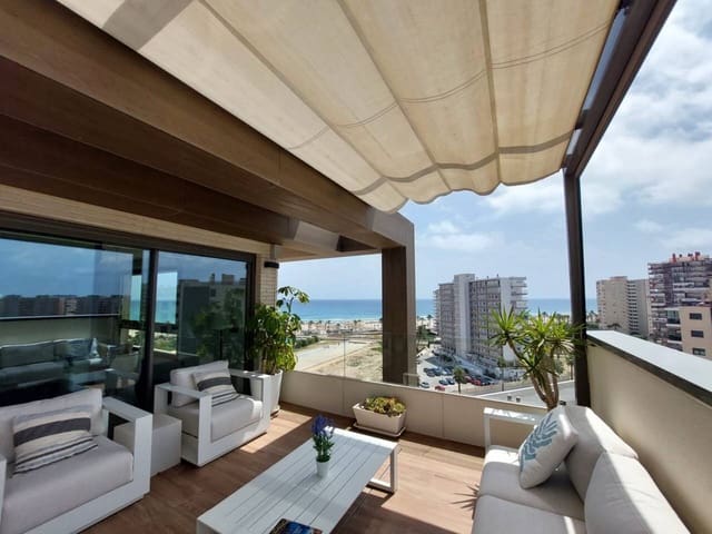 3 soverom Penthouse til leie i Alicante by med svømmebasseng garasje - € 3 500 (Ref: 10012732)