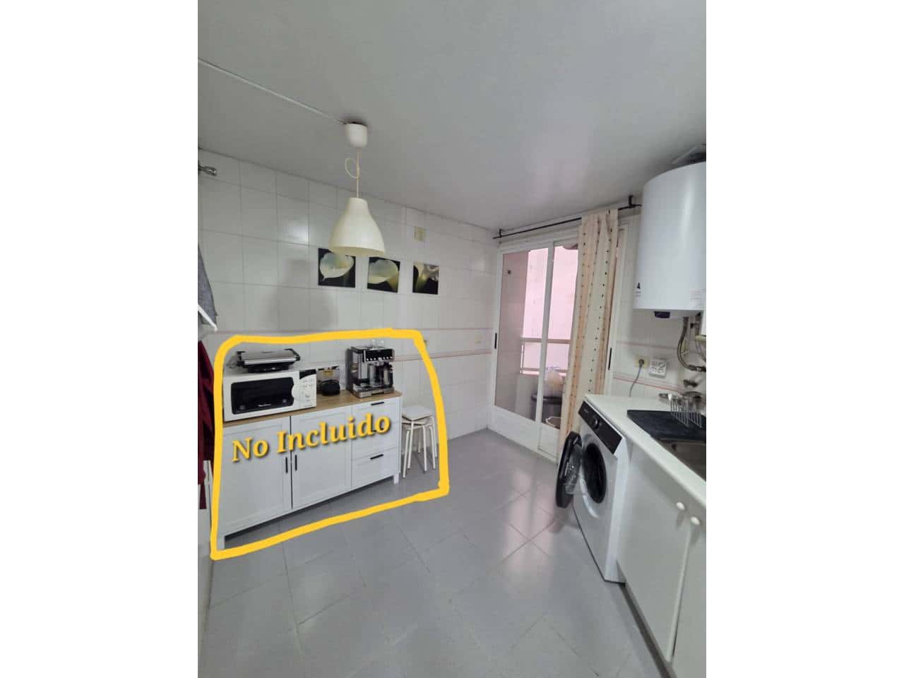 Piso de 3 habitaciones en Alicante / Alacant ciudad en alquiler con piscina - 1.100 € (Ref: 10071802)
