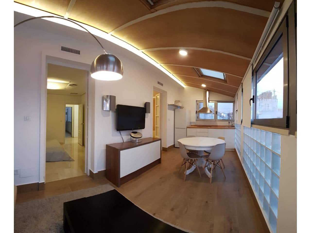 2 sovrum Takvåning att hyra i Alicante stad - 750 € (Ref: 4307074)
