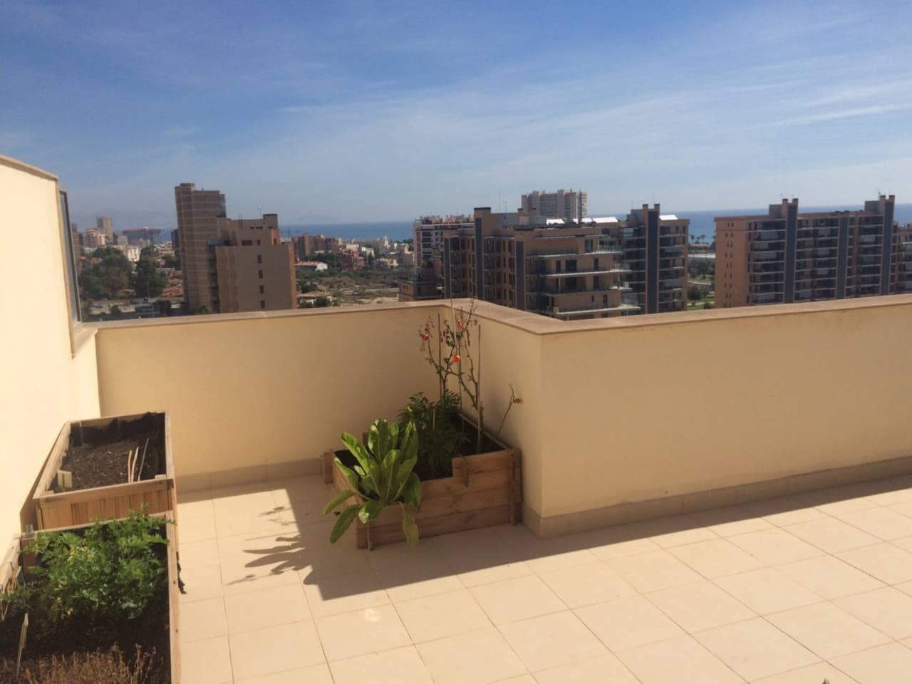 2 sypialnia Penthouse na sprzedaż w Cabo de las Huertas z basenem garażem - 370 000 € (Ref: 4476001)