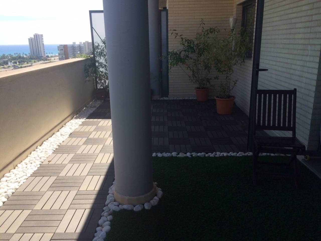 2 sypialnia Penthouse na sprzedaż w Cabo de las Huertas z basenem garażem - 370 000 € (Ref: 4476001)