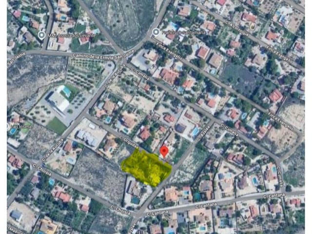 Tomt till salu i Moralet, Alicante stad - 118 000 € (Ref: 8536095)