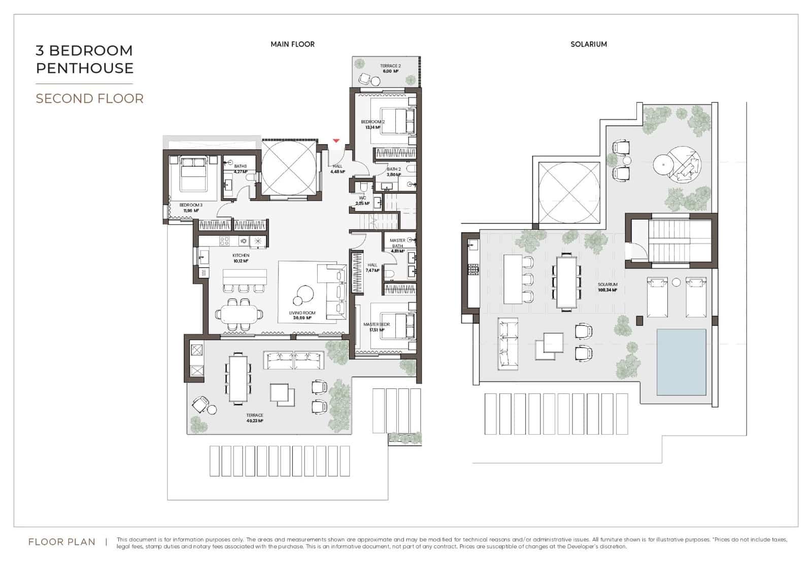 3 sovrum Lägenhet till salu i Bel-Air med pool - 2 078 000 € (Ref: 10020933)