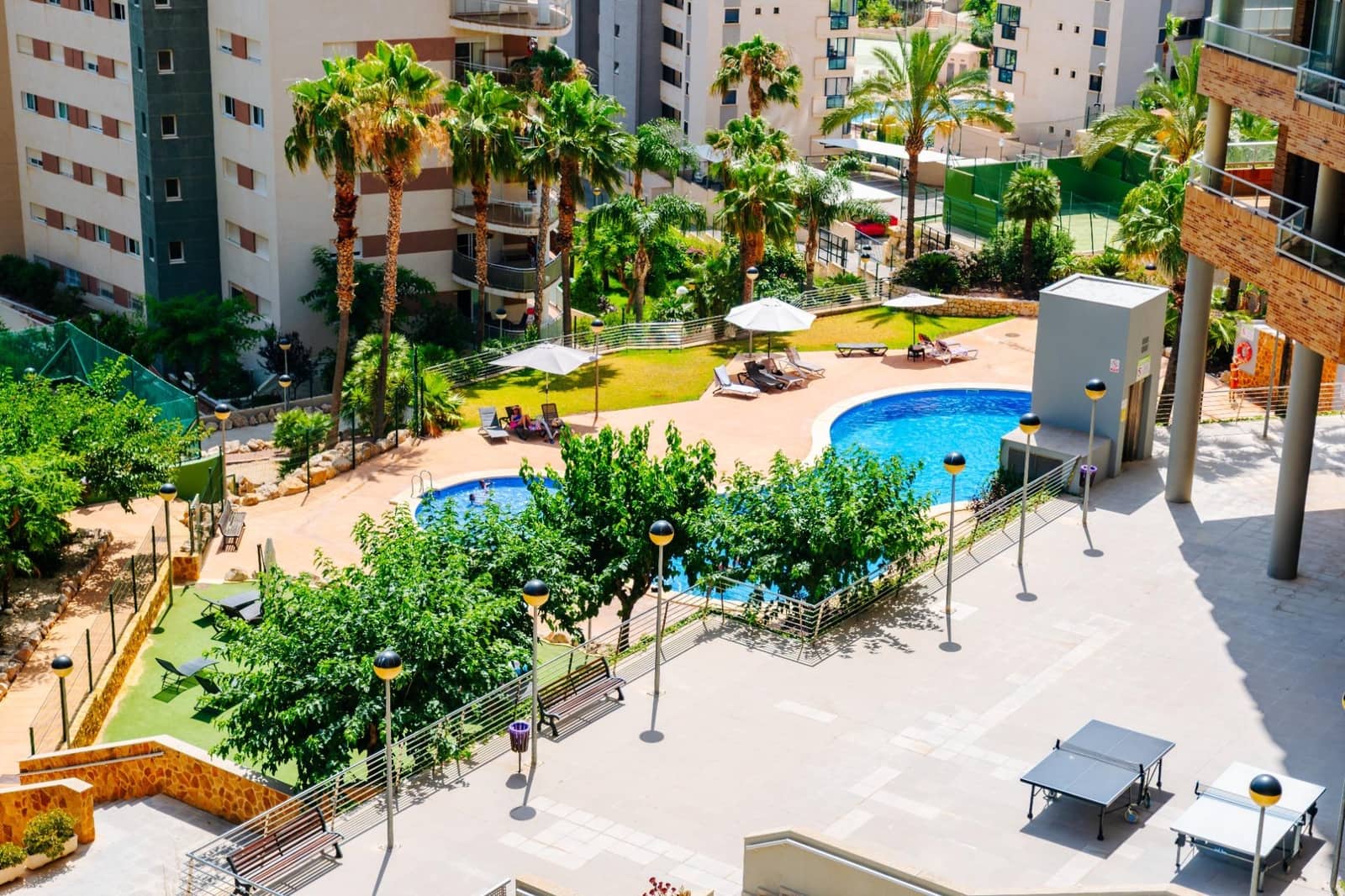 2 makuuhuone Huoneisto vuokrattavana paikassa La Villajoyosa / Vila Joiosa mukana uima-altaan 
autotalli - 1 450 € (Ref: 10030558)