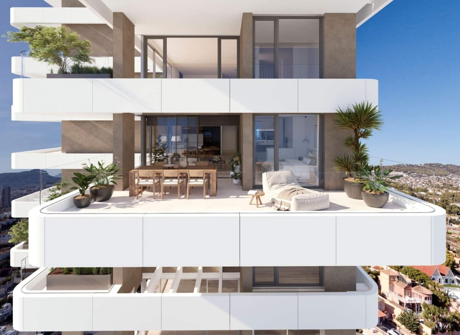Apartamento de 2 habitaciones en Calpe / Calp en venta con piscina - 668.400 € (Ref: 10032058)