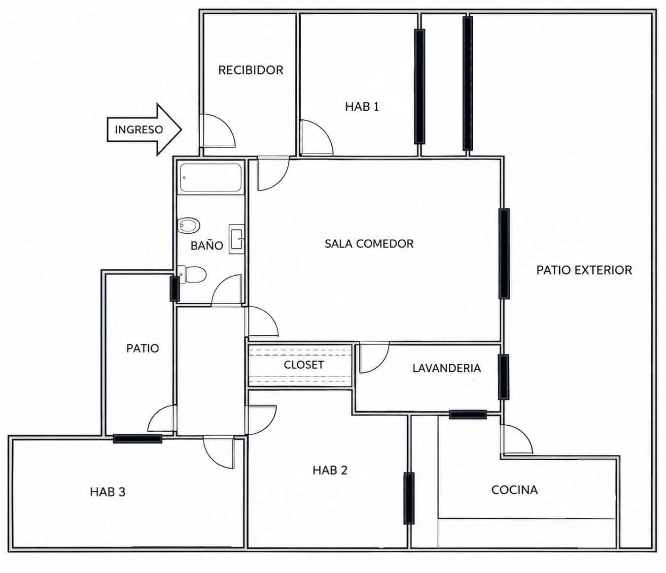 3 sovrum Lägenhet till salu i Montcada i Reixac - 230 000 € (Ref: 10035375)