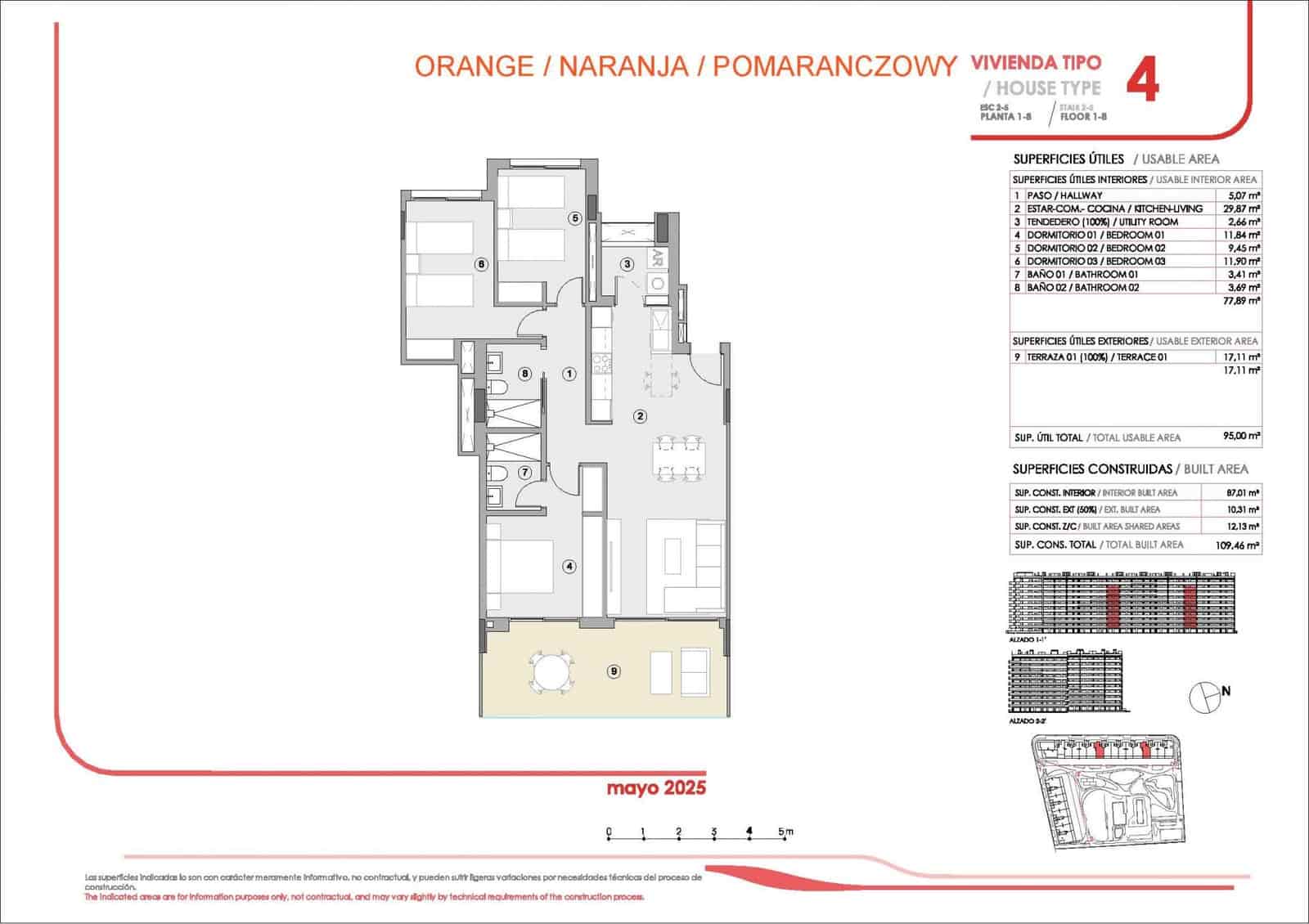 3 sypialnia Apartament na sprzedaż w Punta Prima z basenem garażem - 404 000 € (Ref: 10049274)