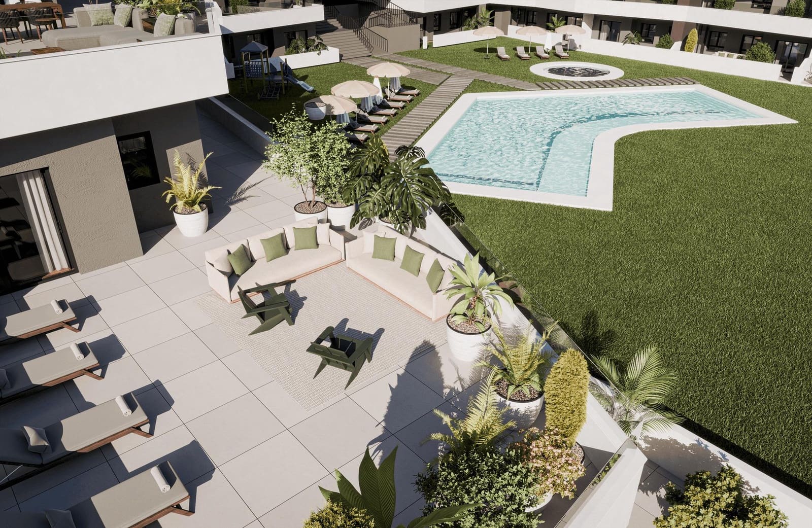 2 chambre Appartement à vendre à San Miguel de Salinas avec piscine garage - 299 900 € (Ref: 10055283)