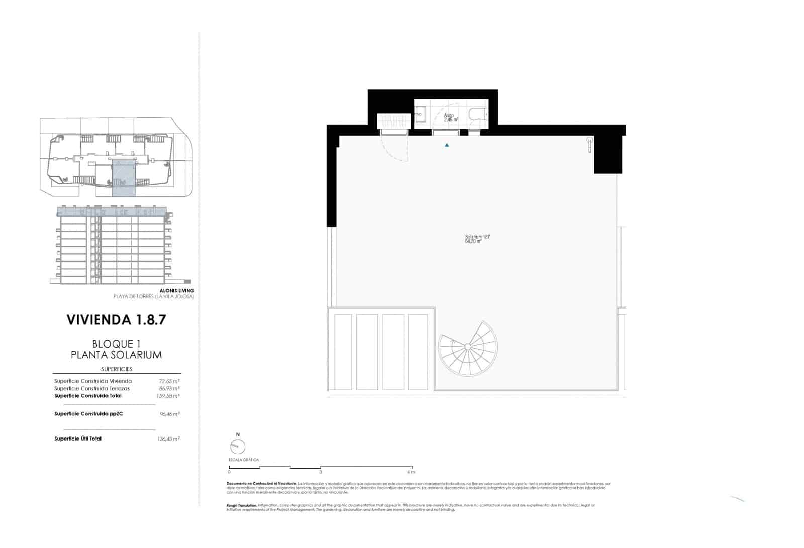 2 soveværelse Penthouse til salg i La Villajoyosa / Vila Joiosa med swimmingpool garage - € 650.000 (Ref: 10131999)