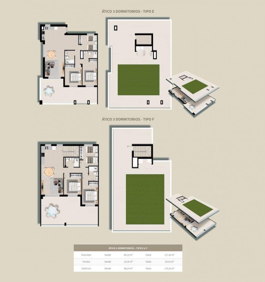 3 soveværelse Penthouse til salg i Torrevieja med swimmingpool garage - € 540.000 (Ref: 10139727)